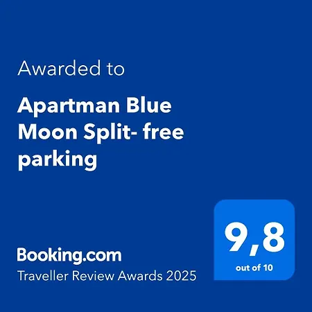Blue Moon Split- Free Parking Apartman *